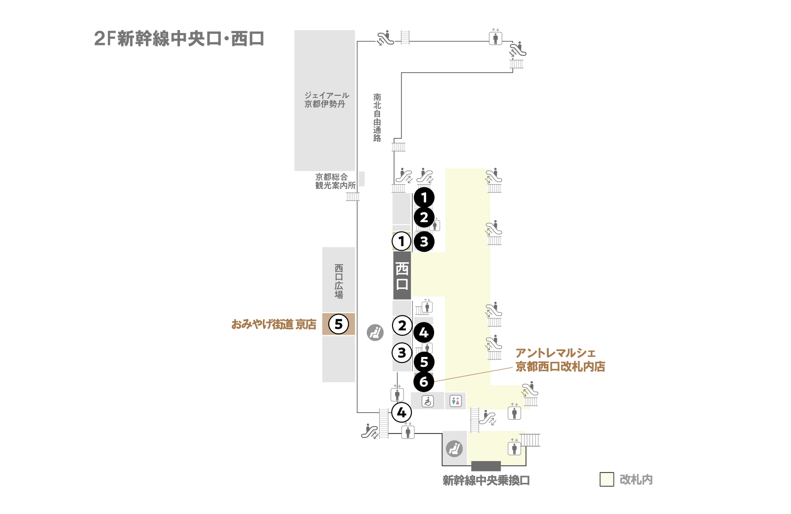 Estación de Kyoto 2F