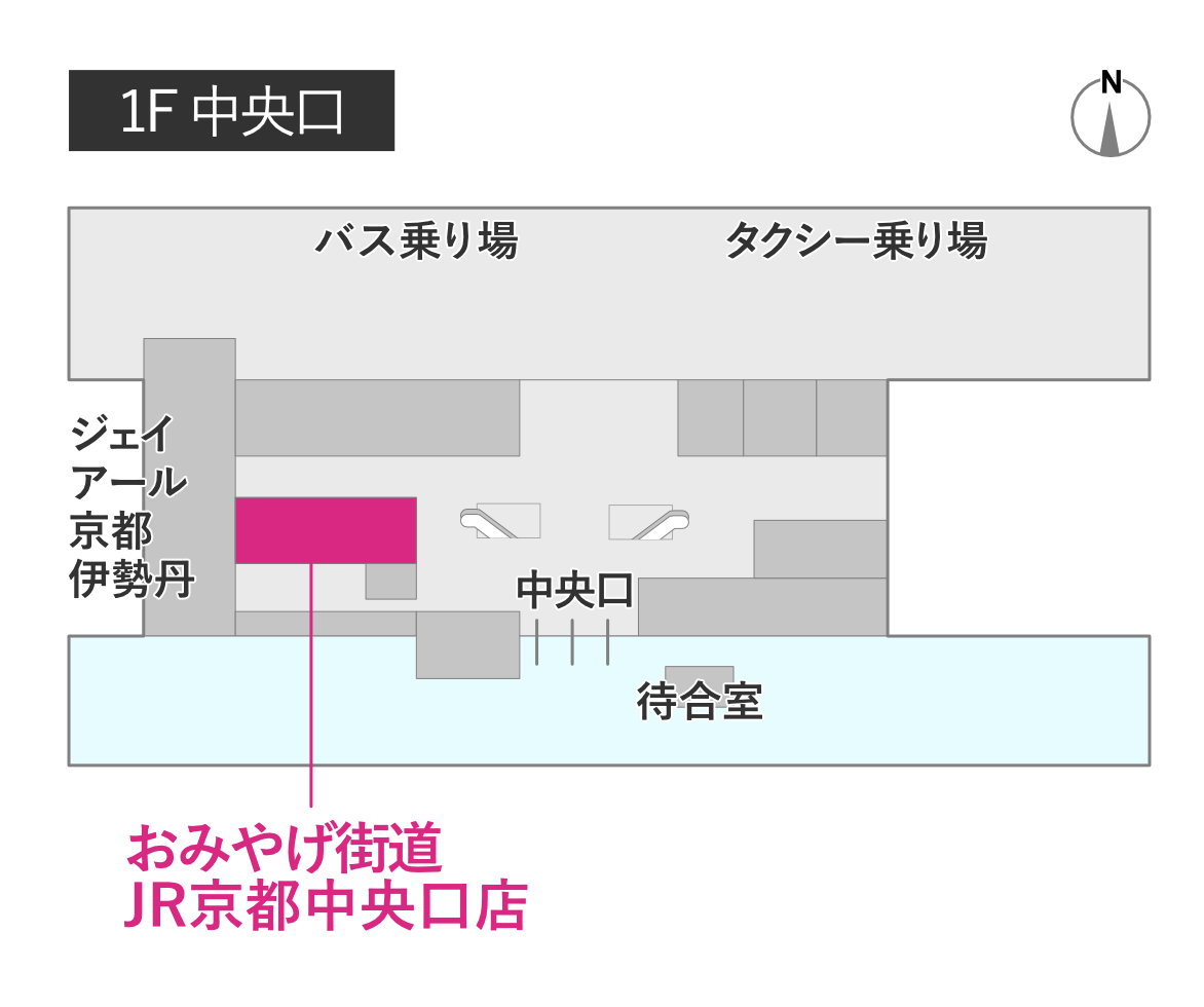 Recuerdo de camino tienda de la Salida Central Kyoto hija