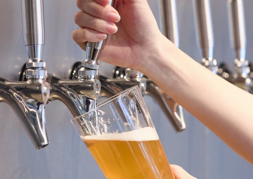 Negocio de cerveza del arte