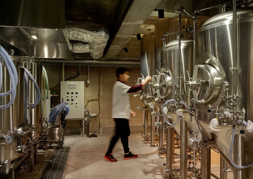 Negocio de cerveza del arte